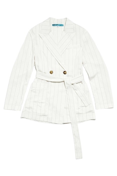 FLUID IVORY STRIPED BLAZER 3