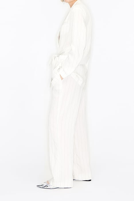 FLUID IVORY STRIPED BLAZER 4