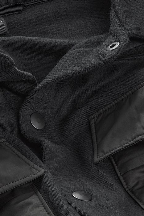PATTON | SWEAT SHIRT JACKET MATT BLACK 2
