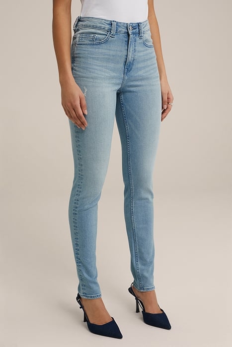 5-POCKET HIGH WAIST LIGHT BLUE 1