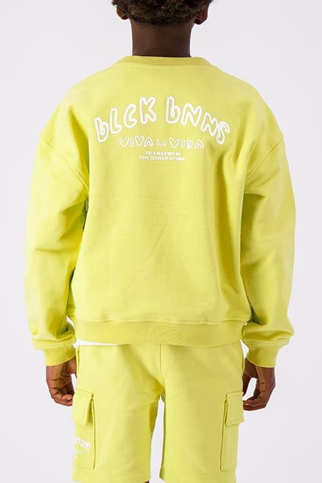 JR. VIVA LA VIDA SWEATER LIME 2