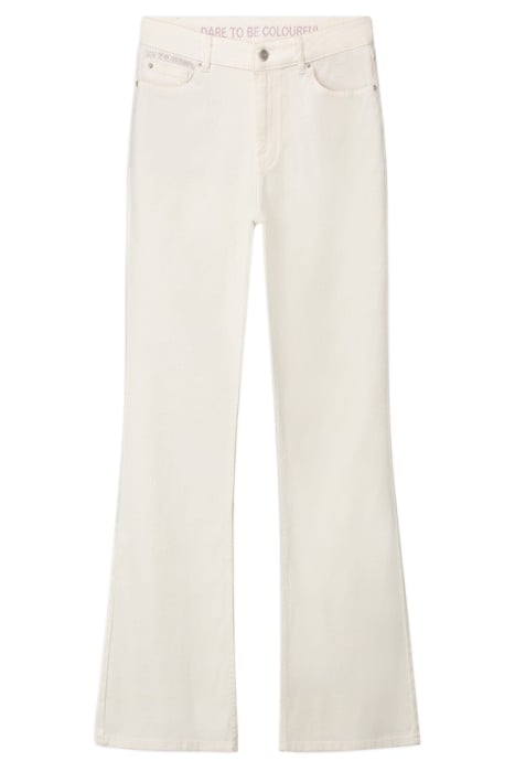 JEANS - KATE FLARE BLOOMING ECRU BEIGE 3
