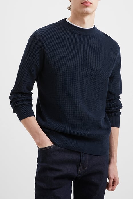 CREW WAFFLE 2 BLUE 1