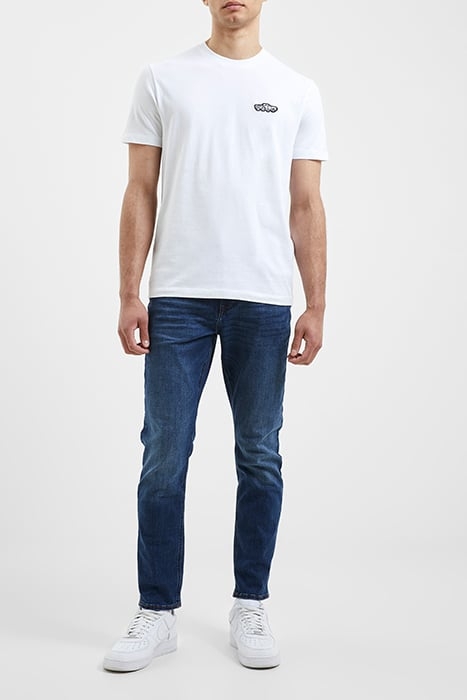 CAR BADGE T SHIRT WHITE 2