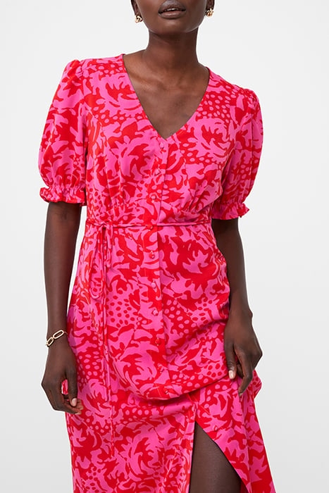 MIDI TEA DRESS RED 3