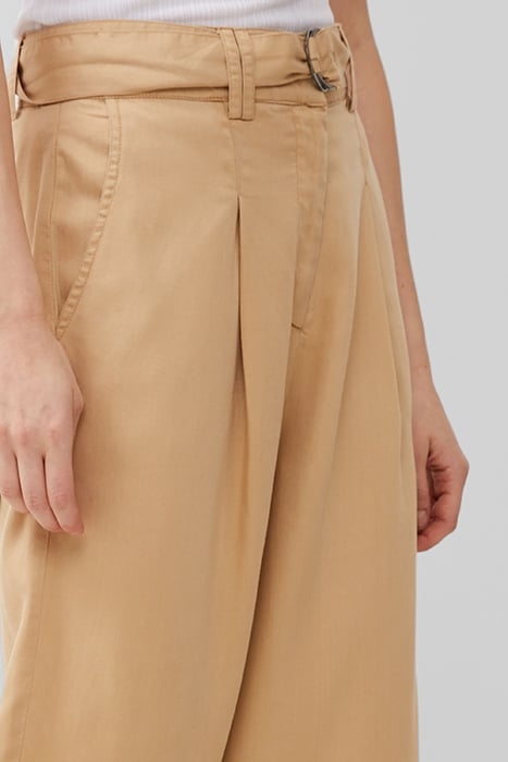 ELKIE TWILL TROUSER BROWN 4