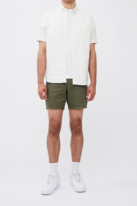 SHORT SLEEVE OXFORD SHIRT WHITE 1