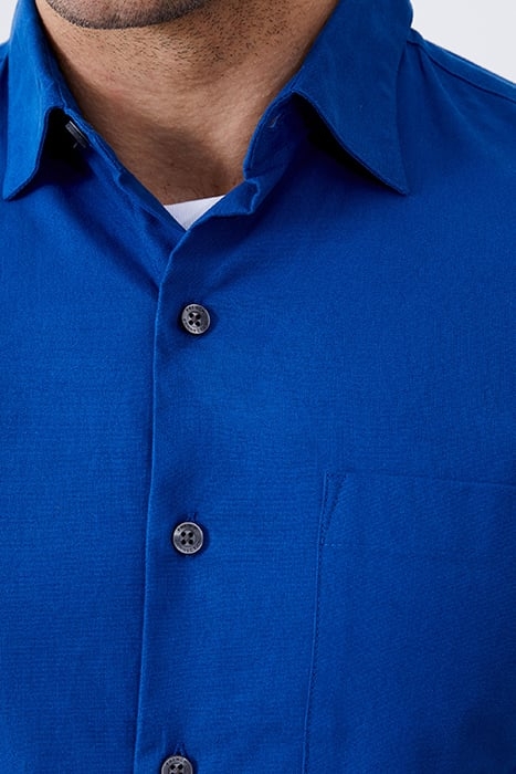 SHORT SLEEVE OXFORD SHIRT BLUE 4