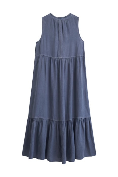 SOPHIA LINEN MAXI DRE TY BLUE 3