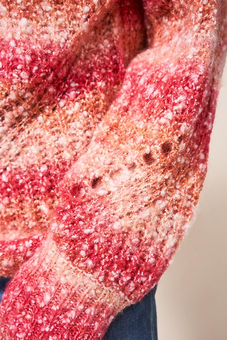 BELONGING SPACE DYE JUMPER PINK MULTI 3