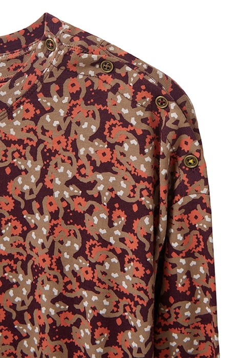 POPPY JERSEY DRESS PLUM MULTI 7