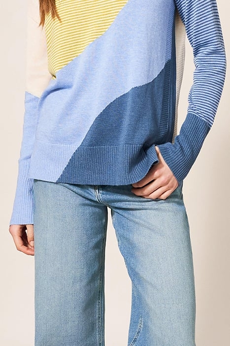 SADIE WIDE LEG JEAN LIGHT DENIM 4