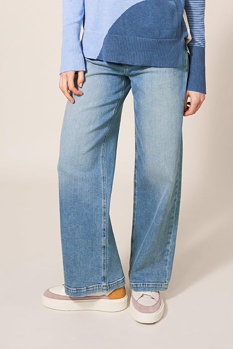 SADIE WIDE LEG JEAN LIGHT DENIM 1