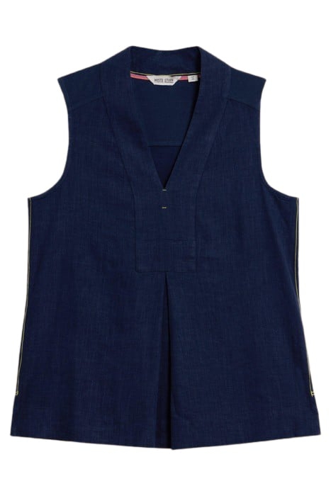 CELIA JERSEY MIX SHIRT FRENCH NAVY 2