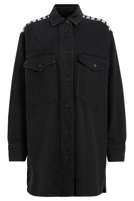 LILY STUD DRESS BLACK 4