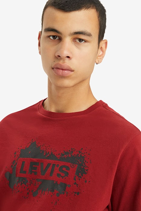 SS PRINTED T-SHIRT RED 5