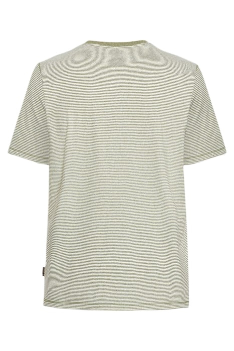 LUKESI PRINT STRIPE TEE OLIVE GARDEN 5