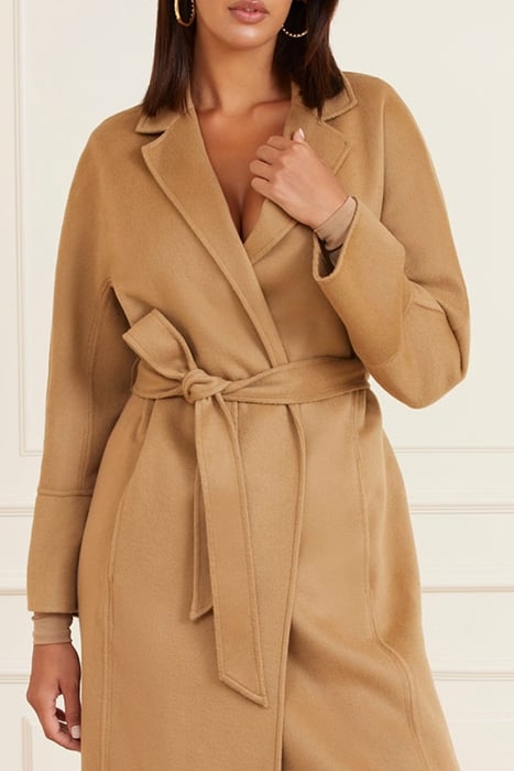 MAXIME LONG COAT MACCHIATO WRAP MULTI 4