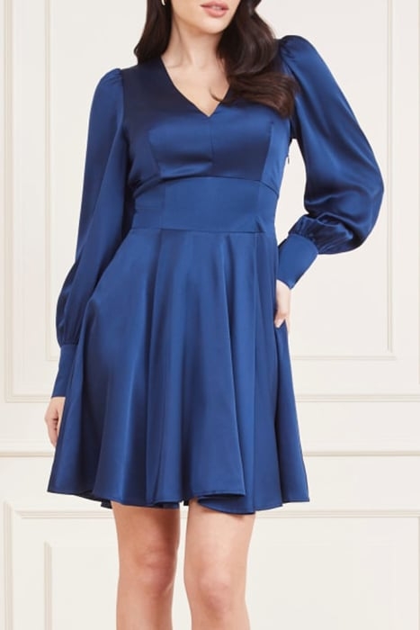 LUCY FLARE DRESS SECRET BLUE 1