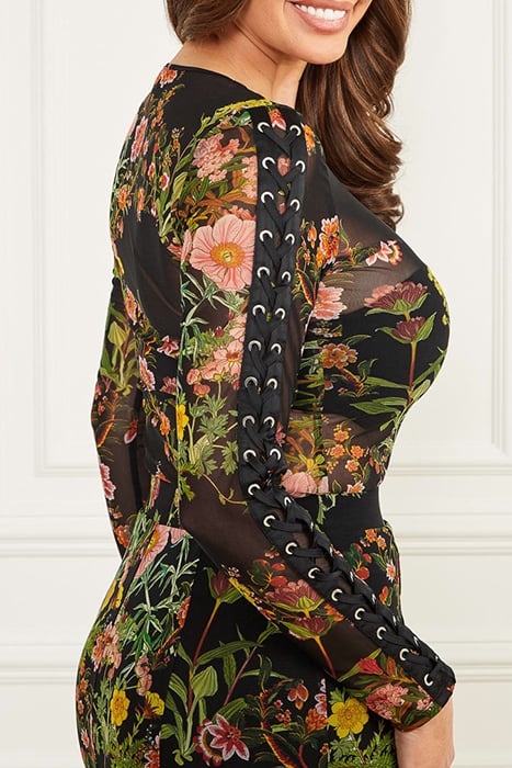 LEWIS MESH TOP BLACK BEAUTY BLOUSE PRINT 6