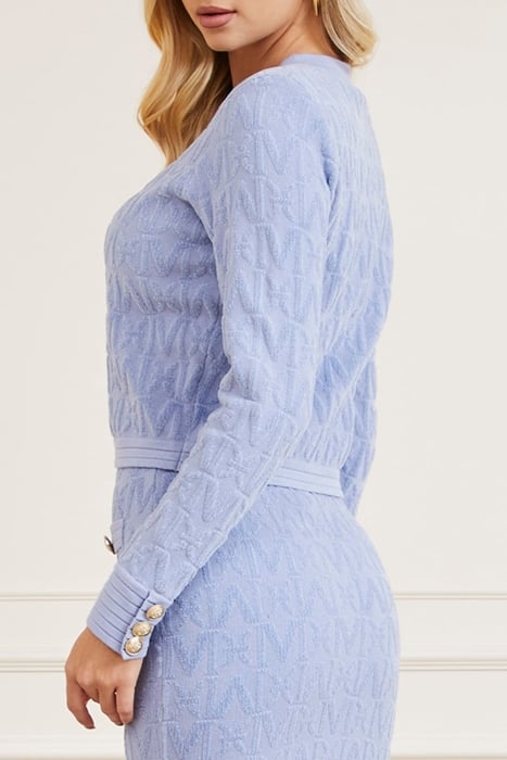 PENELOPE ALL OVER DUST LIGHT CARDIGAN BLUE 6