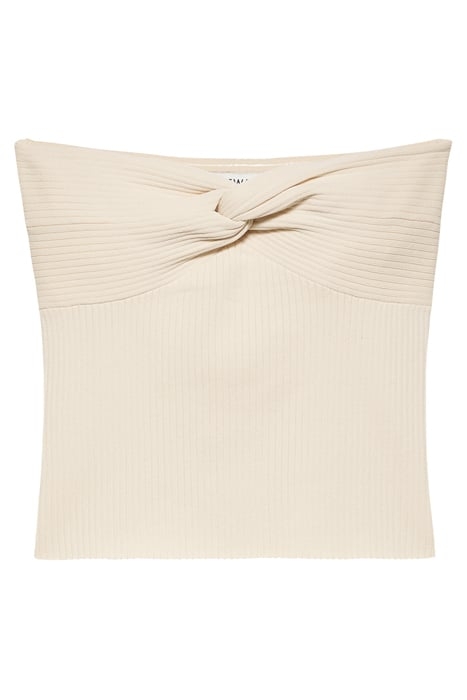 TWISTED KNIT TOP WHISPER WHITE 4