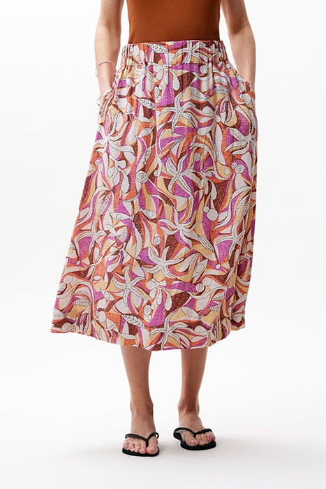 A-LINE PULL-ON SKIRT COPPER 1