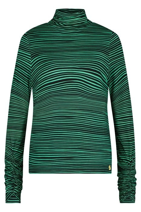 JADE TOP BLACK/FEELING GREEN 4