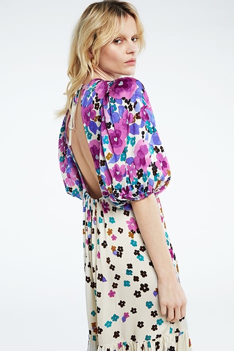 CECILE DRESS CREAM WHITE/BUBBLE G 4