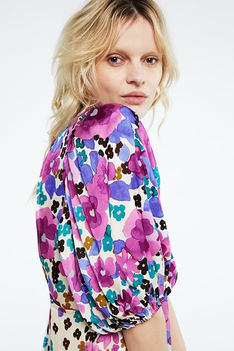 CECILE DRESS CREAM WHITE/BUBBLE G 5