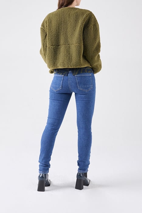 TROUSER WOVEN LONG 24001857 MID BLUE DENIM 2