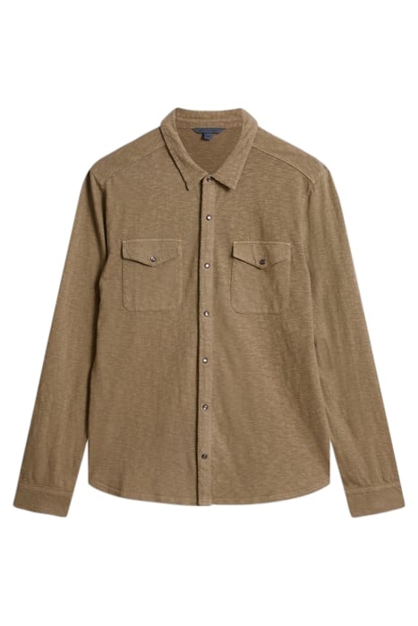 ARVON LS KNIT WESTERN SHIRT LT GHURKA 2