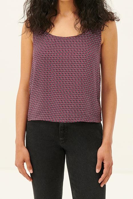 SHORT TOP WITHOUT SLEEVES U COLLAR BARON 1