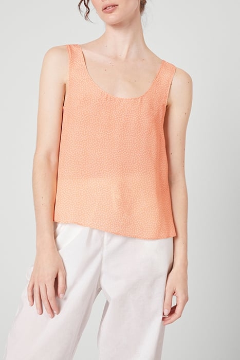 SHORT TOP WITHOUT SLEEVES U COLLAR DOUCETTE 1