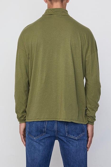 HIGH COLLAR LONG-SLEEVES TEE-SHIRT KAKI VINTAGE 2