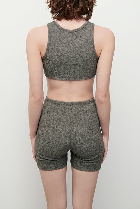 U-NECK BRA WITH SHOULDER STRAPS GRIS CHINE 2