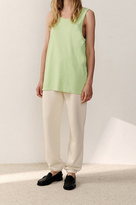 MID-LENGTH CREW NECK VEST AMANDE VINTAGE 5