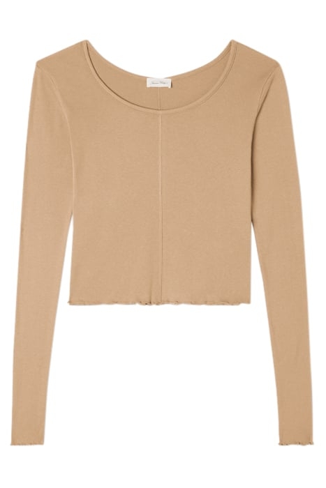 BOAT COLLAR FITTED TEE-SHIRT PRALINE 4