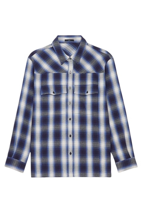 SOUBA LIGHT JACKET IN BLUE/WHITE 4