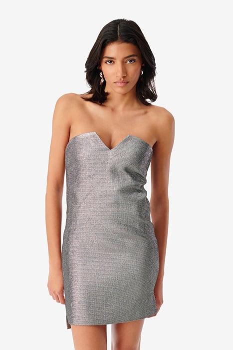 RAYEN DRESS IN DARK KHAKI/KHAKI 1