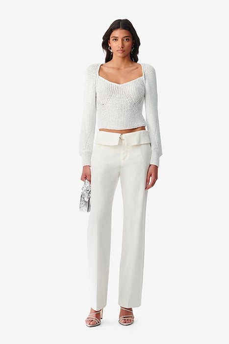 OTALA STRAIGHT PANT IN OFF WHITE 1
