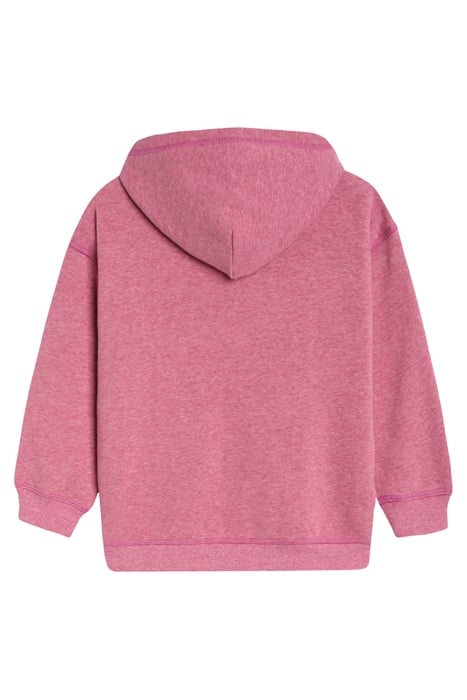 CALW OVERSIZED ZIP HOODIE PURPLE ORCHID MELANGE 2