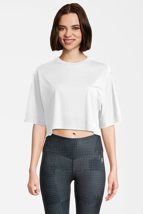 RECANATI CROPPED SHIRT BRIGHT WHITE 1
