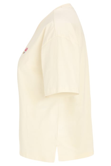 BELL CROPPED GRAPHIC TEE ANTIQUE WHITE 3