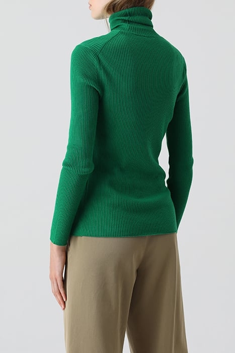 SLIM ROLLI LONG SLEEVE KNITS GREEN PATINA 2