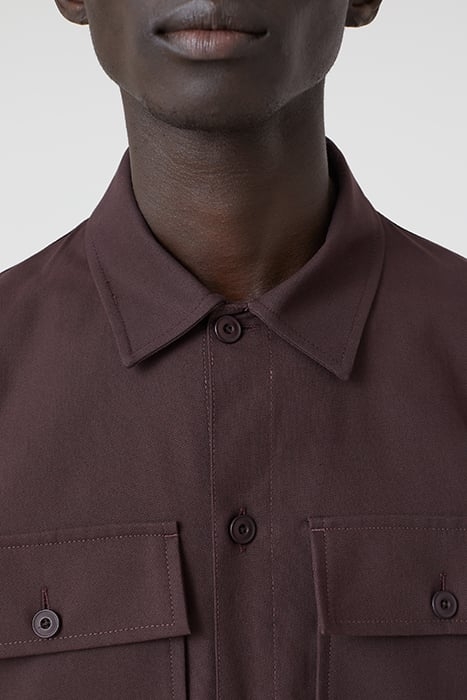 UTILITY SHIRT SHIRTS & BLOUSES FIG PURPLE 6