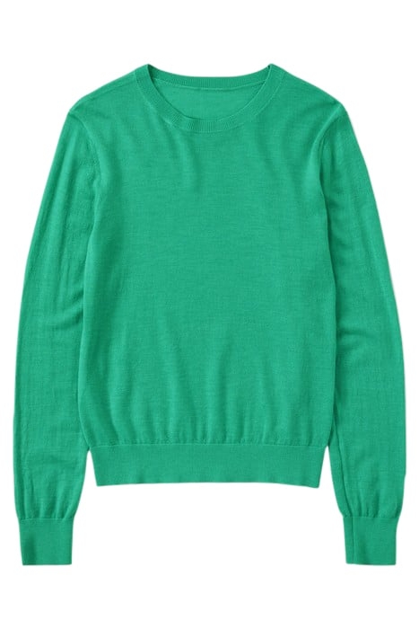 CREW NECK LONG SLEEVE KNITS NEW GREEN 4