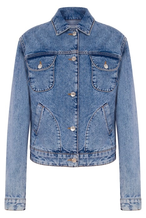 RECYCLED BLUE DENIM JACKET BLUE 3