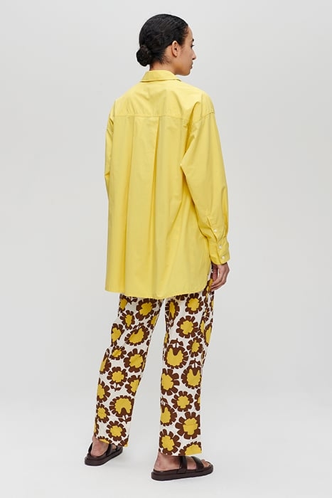 WIDE ORGANIC COTTON SHIRT YELLOW 3