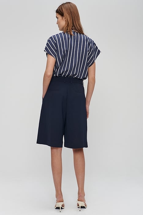 STRIPED OVERSIZED TOP MIDNIGHT BLUE 2
